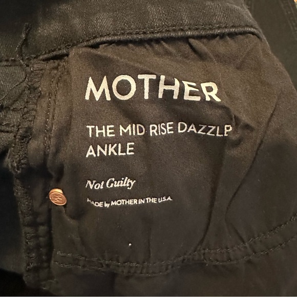 MOTHER Denim Mid Rise Dazzler, Not Guilty, Size 27, EUC - Picture 10 of 13